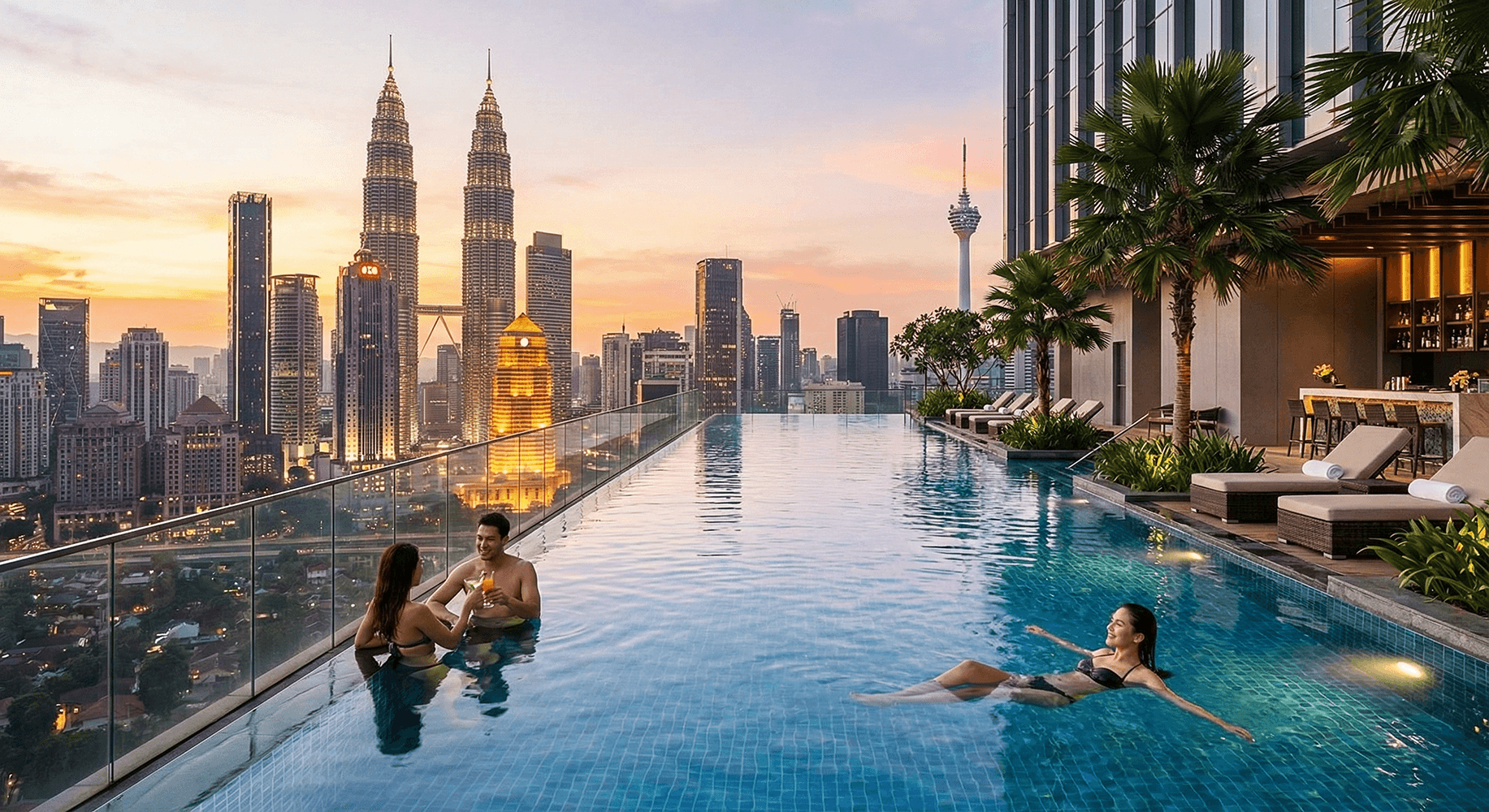 Phoeniz Suites Klcc Hugoz Sky Infinity Pool