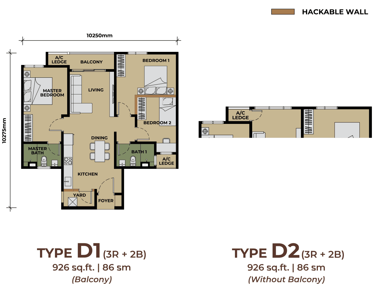 The Aldenz Central Park Damansara Unit Plans D1D2