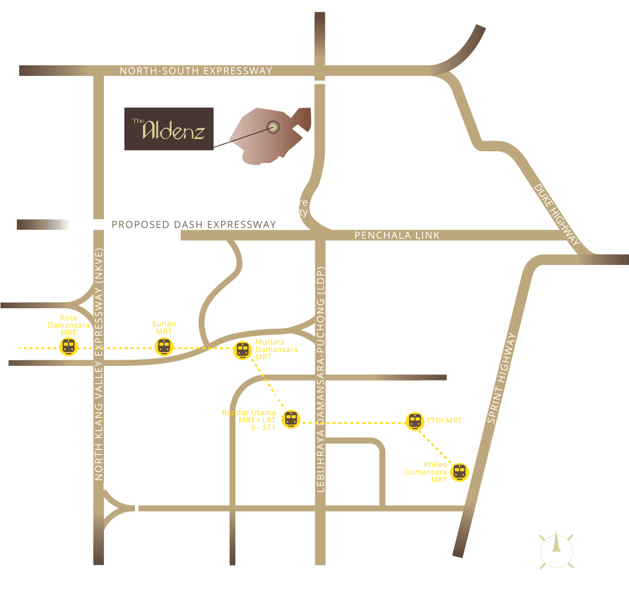 The Aldenz Location Map
